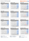 Kalender 2020 mit Ferien und Feiertagen Mosambik