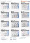 Kalender 2020 mit Ferien und Feiertagen Österreich