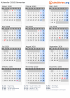 Kalender 2020 mit Ferien und Feiertagen Slowenien