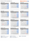 Kalender 2021 mit Ferien und Feiertagen Aserbaidschan