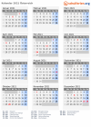 Kalender 2021 mit Ferien und Feiertagen Österreich