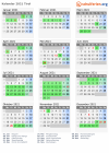 Kalender 2021 mit Ferien und Feiertagen Tirol