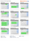 Kalender 2021 mit Ferien und Feiertagen Basel-Stadt
