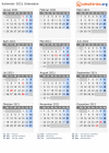 Kalender 2021 mit Ferien und Feiertagen Südsudan