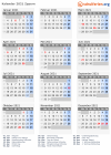 Kalender 2021 mit Ferien und Feiertagen Zypern