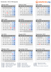 Kalender 2022 mit Ferien und Feiertagen Äthiopien