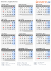Kalender 2022 mit Ferien und Feiertagen Bahamas