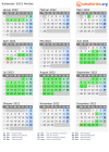 Kalender 2022 mit Ferien und Feiertagen Molise