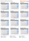 Kalender 2022 mit Ferien und Feiertagen Nord-Tröndelag