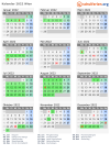 Kalender 2022 mit Ferien und Feiertagen Wien