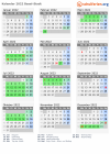 Kalender 2022 mit Ferien und Feiertagen Basel-Stadt