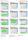 Kalender 2022 mit Ferien und Feiertagen Bern