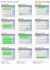 Kalender 2022 mit Ferien und Feiertagen Neuenburg