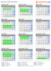 Kalender 2022 mit Ferien und Feiertagen Solothurn
