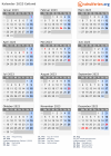 Kalender 2023 mit Ferien und Feiertagen Estland