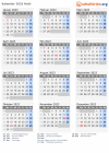 Kalender 2023 mit Ferien und Feiertagen Haiti