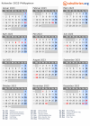 Kalender 2023 mit Ferien und Feiertagen Philippinen