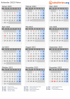 Kalender 2023 mit Ferien und Feiertagen Polen