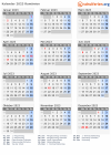 Kalender 2023 mit Ferien und Feiertagen Rumänien