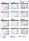 Kalender 2023 mit Ferien und Feiertagen Simbabwe