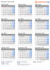 Kalender 2024 mit Ferien und Feiertagen Haiti