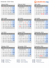 Kalender 2024 mit Ferien und Feiertagen Oslo