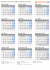 Kalender  mit Ferien und Feiertagen Vereinigte Arabische Emirate