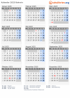 Kalender 2025 mit Ferien und Feiertagen Bahrain