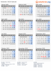 Kalender 2025 mit Ferien und Feiertagen Estland