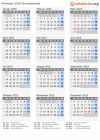 Kalender 2025 mit Ferien und Feiertagen Griechenland