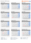 Kalender 2025 mit Ferien und Feiertagen Israel