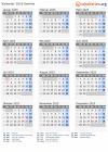 Kalender 2025 mit Ferien und Feiertagen Sambia