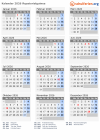 Kalender 2026 mit Ferien und Feiertagen Äquatorialguinea