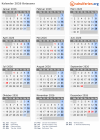 Kalender 2026 mit Ferien und Feiertagen Botsuana