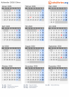 Kalender 2026 mit Ferien und Feiertagen China