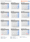Kalender 2026 mit Ferien und Feiertagen Neuseeland