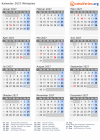 Kalender 2027 mit Ferien und Feiertagen Äthiopien