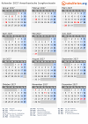 Kalender 2027 mit Ferien und Feiertagen Amerikanische Jungferninseln