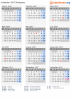 Kalender 2027 mit Ferien und Feiertagen Botsuana