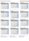 Kalender 2027 mit Ferien und Feiertagen Kap Verde
