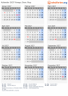 Kalender 2027 mit Ferien und Feiertagen Kongo, Dem. Rep.