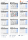 Kalender 2028 mit Ferien und Feiertagen Finnland