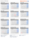 Kalender 2028 mit Ferien und Feiertagen Haiti