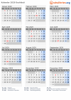 Kalender 2029 mit Ferien und Feiertagen Dschibuti