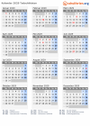 Kalender 2029 mit Ferien und Feiertagen Tadschikistan