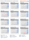 Kalender 2030 mit Ferien und Feiertagen Amerikanische Jungferninseln