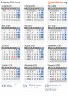 Kalender 2030 mit Ferien und Feiertagen Kuba
