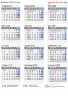 Kalender 2030 mit Ferien und Feiertagen Sudan