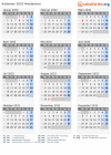 Kalender 2032 mit Ferien und Feiertagen Moldawien