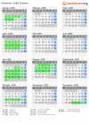 Kalender 1995 mit Ferien und Feiertagen Hessen